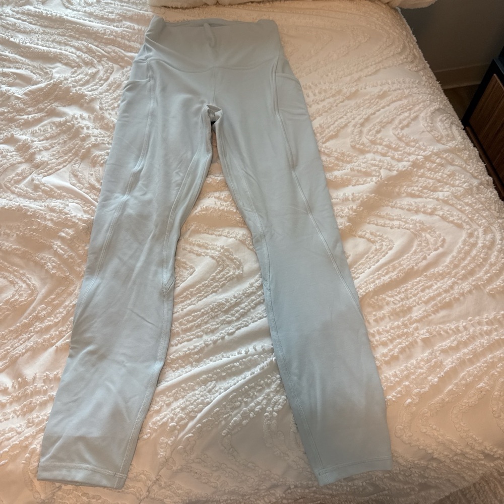 Light blue High-Waisted Lulu lemon Leggings